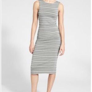 Athleta midi tank comeback striped dress. Size M